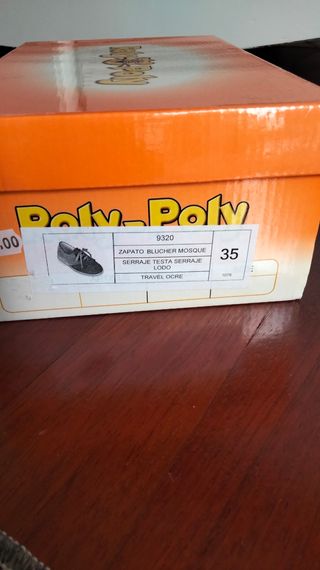 Zapato blucher niña marrón