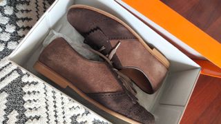 Zapato blucher niña marrón