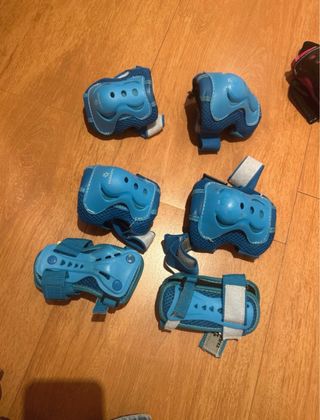 Protecciones Patines Niños Azul marca Tijuana