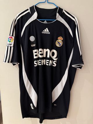 Camiseta Real Madrid 06/07 Adidas Negra