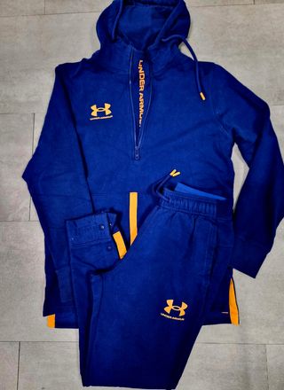 Chándal Under Armour Hombre Azul/Naranja