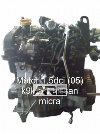 Motor 1.5dci (05) k9k270 nissan micra.