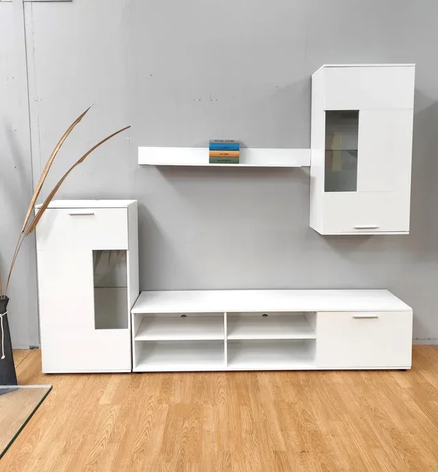 Conjunto Muebles Salón Blanco
