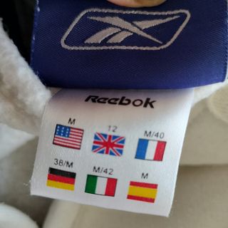 Sudadera Reebok Blanca y Gris