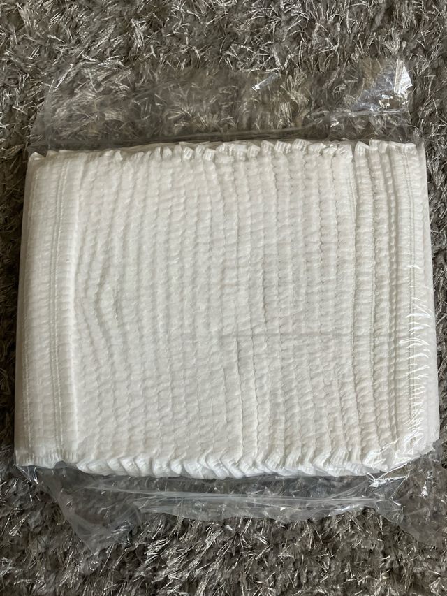 Gorros desechables de polipropileno blancos