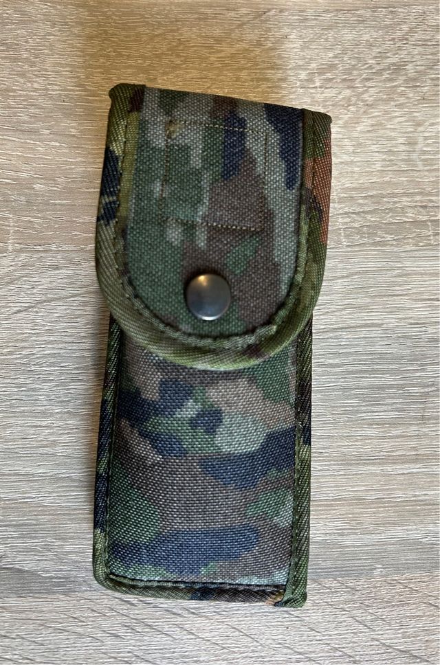 Porta cubiertos militar camuflaje pixelado