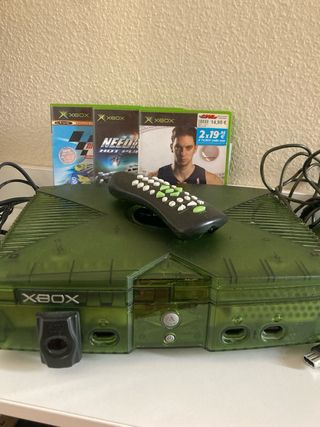 Xbox Halo Edición Especial Verde con 3 juegos