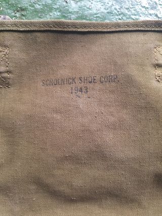 Bolsa militar U.S. Army original 1943 Musette Bag 