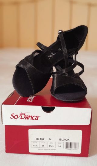 Zapatos de baile So Danca negros talla 36