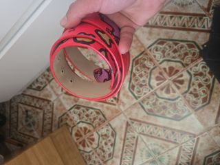 Cinturón Tous Oso Plata y Rosa