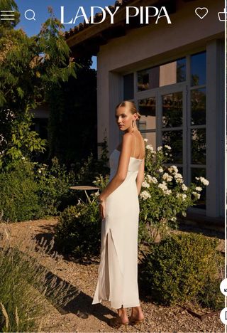 Vestido de Novia Lady Pipa Blanco con pañuelo