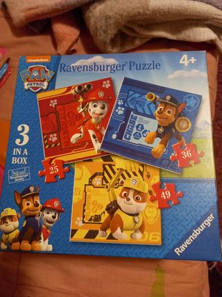 Puzzle Paw Patrol 3 en 1