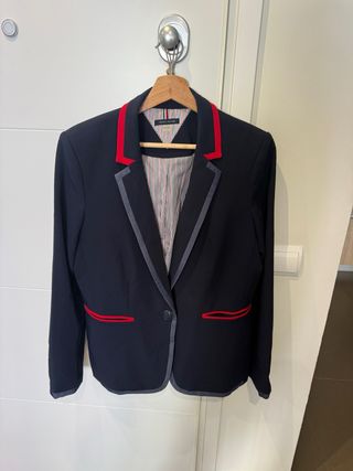Americana Tommy Hilfiger Azul Marino Mujer