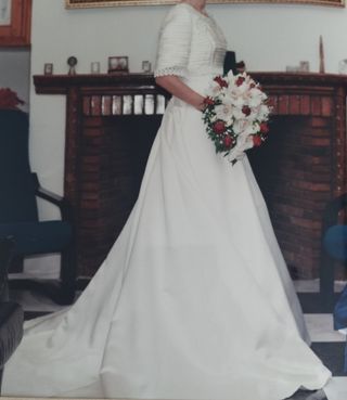 Traje de Novia blanco roto