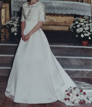 Traje de Novia blanco roto