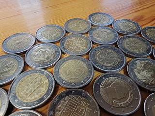 Colección monedas euro 2 euros