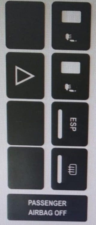 kit restauracion botones Volkswagen T5