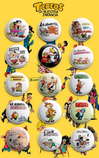 PACK CHAPAS TEBEOS DE NUESTRA INFANCIA (VOL 3)