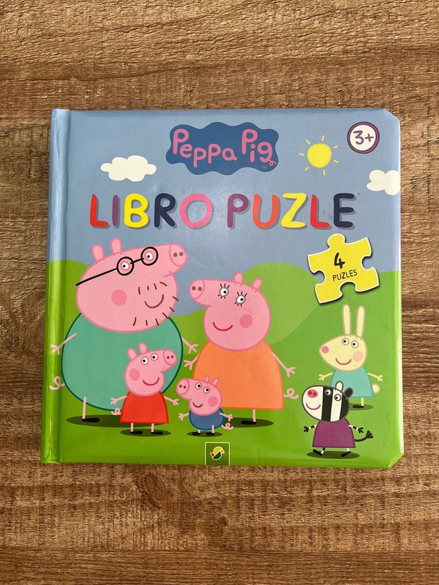 Libro Puzzle Peppa Pig 4 Puzzles