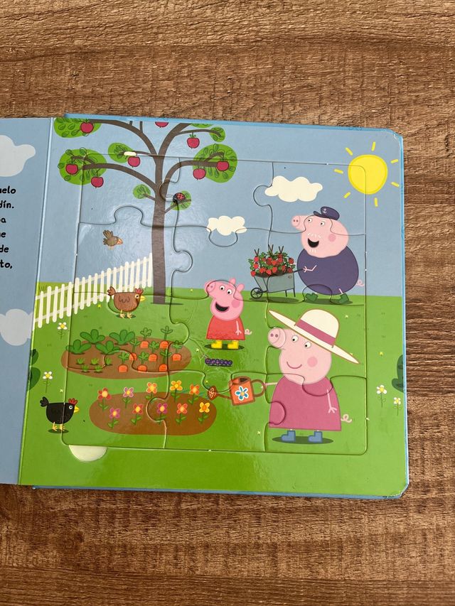 Libro Puzzle Peppa Pig 4 Puzzles