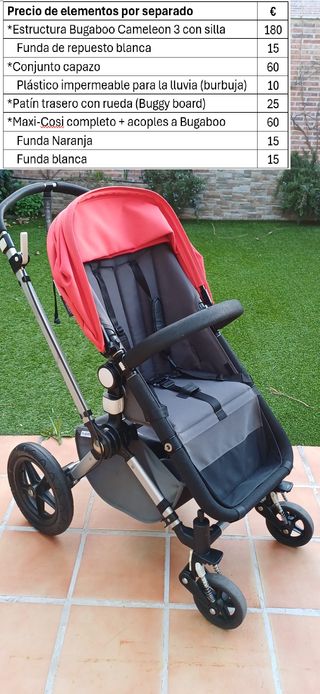 Bugaboo Cameleon 3 + Accesorios
