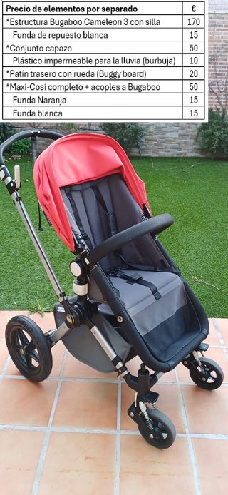 Bugaboo Cameleon 3 + Accesorios