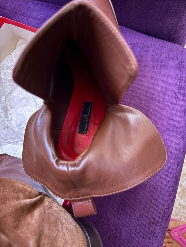 Botas Carolina Herrera Marrón