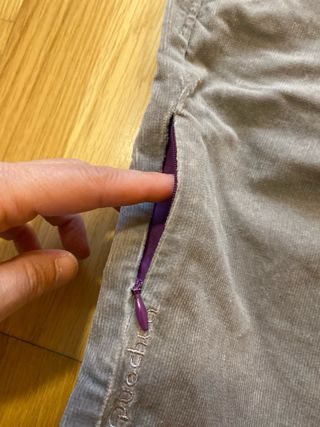 Pantalón montaña micropana gris niña/chica