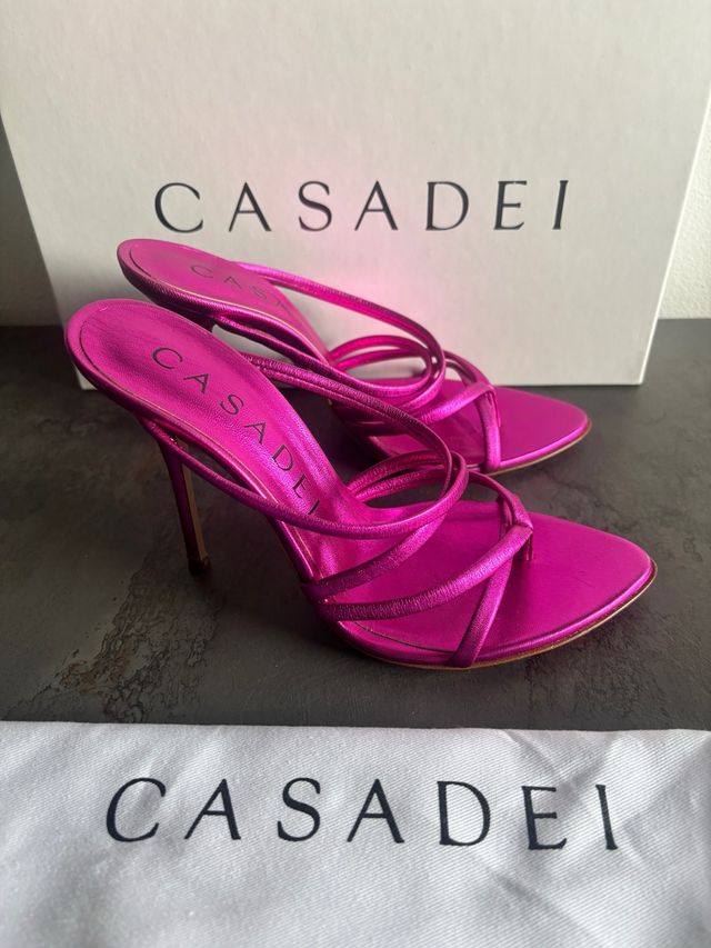 Sandali Casadei fucsia Tg 36