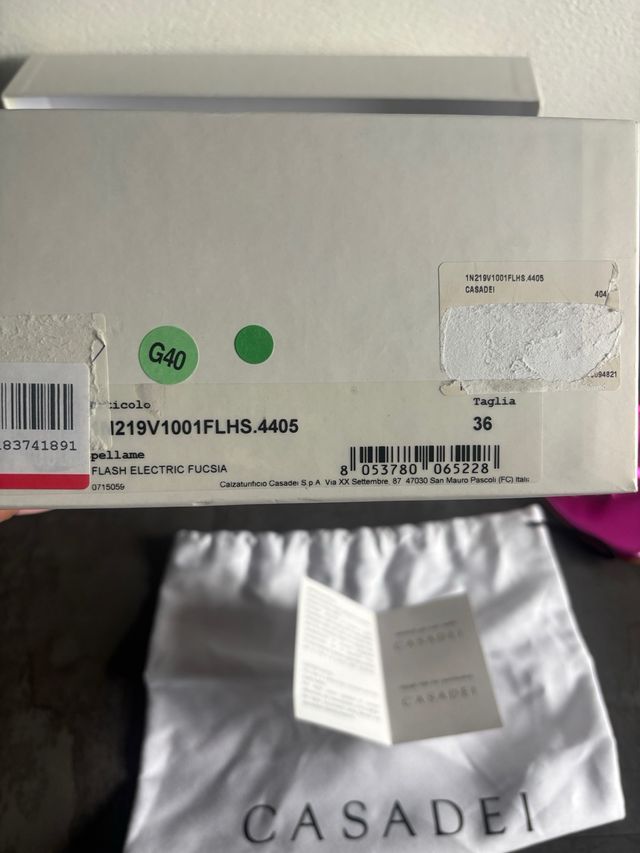 Sandali Casadei fucsia Tg 36