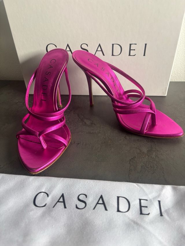 Sandali Casadei fucsia Tg 36
