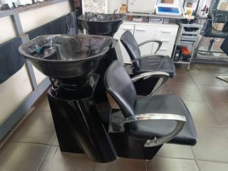 Vendo lavacabezas negros
