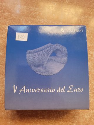 Colecc.3 Monedas 10€ Plata V Aniversario Euro 2007