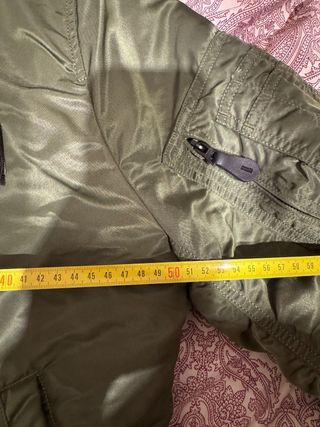Cazadora aviador Alpha Industries verde militar