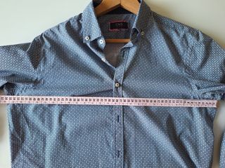 Camisa de hombre CNS azul con estampado