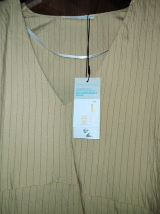 Vestido beige talla L sin estrenar