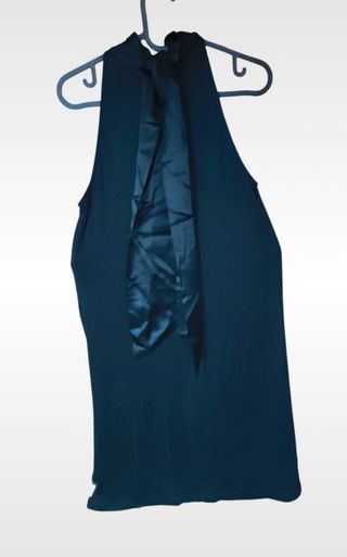Vestido Negro Massimo Dutti