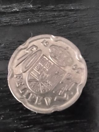 Moneda 50 Pesetas Felipe VI 1996
