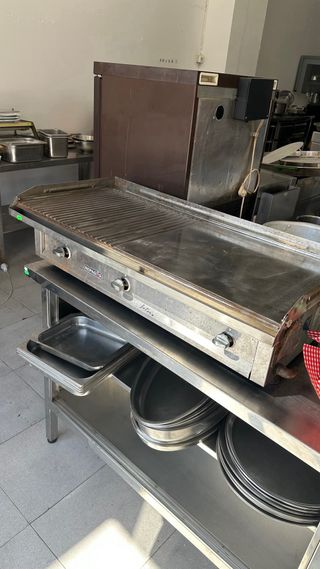 Plancha Parrilla Gas 3 Fuegos