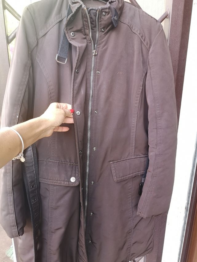 Giaccone donna Geox marrone