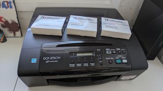 Stampante multifunzione Brother DCP-375CW nera