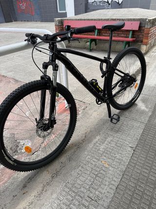 Bicicleta de Montaña MTB Aluminio Negra Talla L