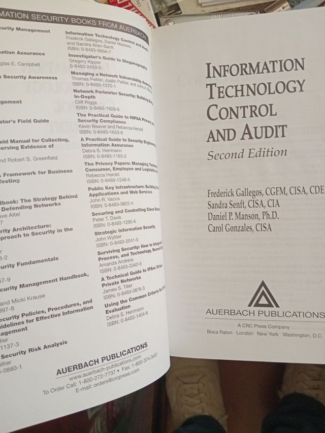 Information technology control and audit