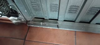 Puerta de garaje automática.