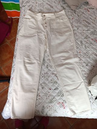 Pantalones blancos DENIM EDITION