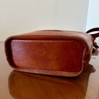 Bolso vintage piel marrón
