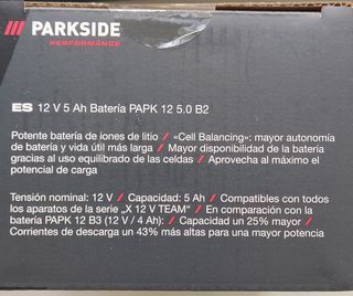 Lote Taladro Percutor 12V Parkside