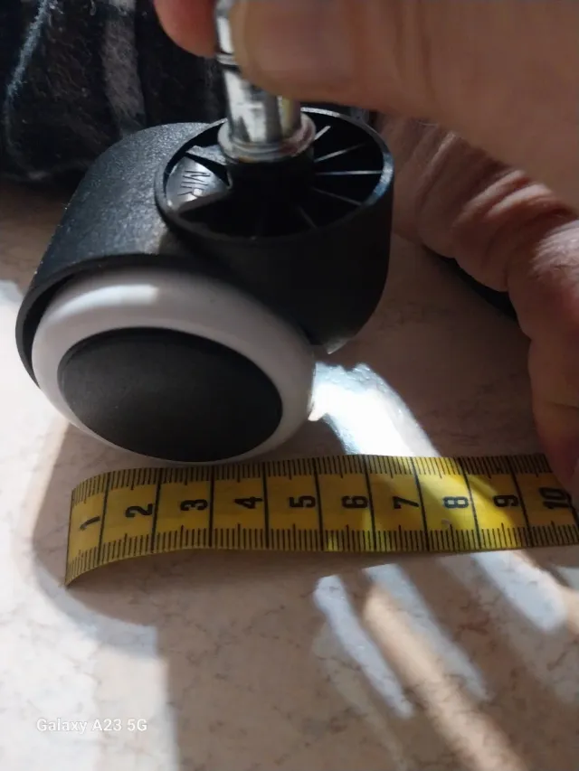 Ruote per sedie da ufficio - Set da 5