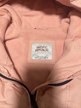 Chaqueta Pacific Republic Rosa Talla S