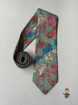 Corbata Francis Girod Diseño Abstracto Multicolor
